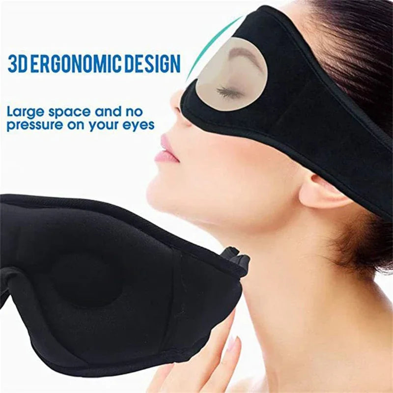 Sleeping Headphones Eye Mask for Sleeping 3D Contoured