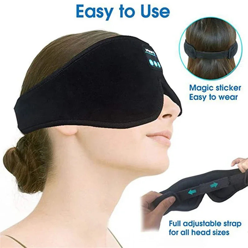 Sleeping Headphones Eye Mask for Sleeping 3D Contoured