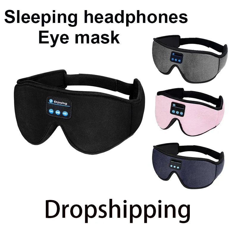 Sleeping Headphones Eye Mask for Sleeping 3D Contoured