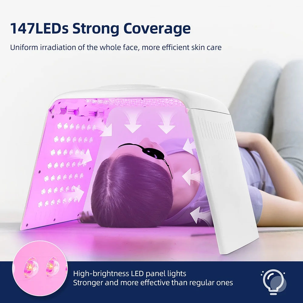 7 Colors LED Face Lamp Skin Moisturizing Face & Body Mask Salon SPA