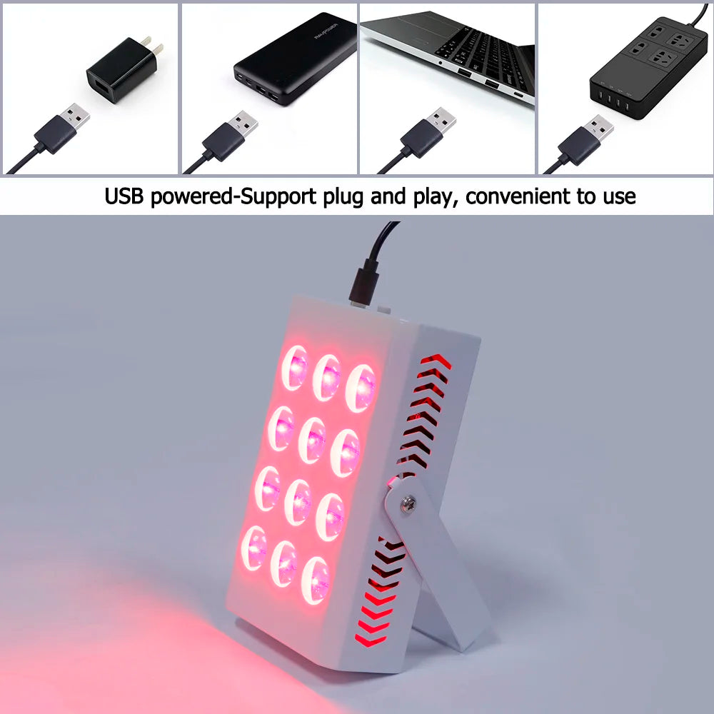 Led Light Therapy Panel for Pain Relief Skin Health