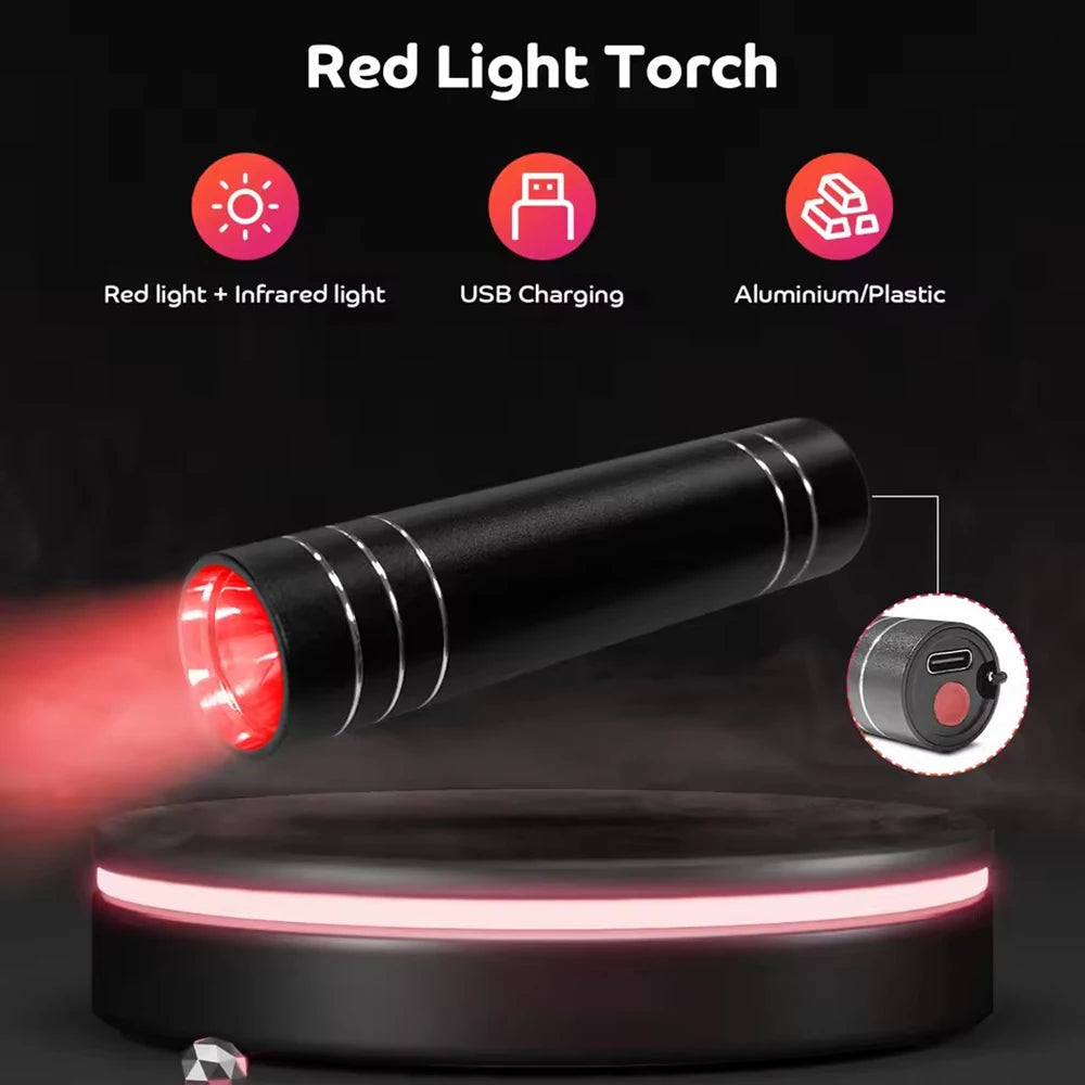 NEW Red Light Therapy Electric Torch Infrared Light Therapy