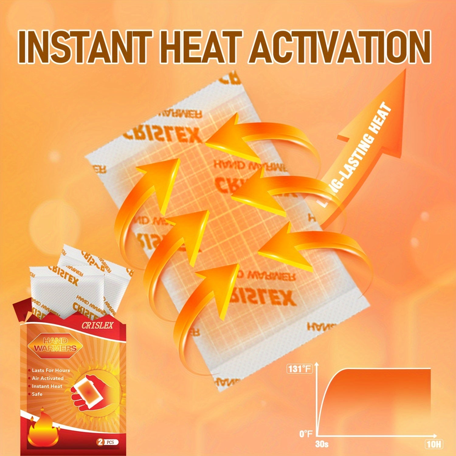 10pcs/20pcs/40pcs/80pcs Disposable Hand And Foot Warmers